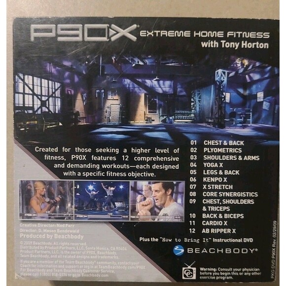 P90X Extreme Home Fitness The Workouts 12 Disc DVD Complete Set - Picture 4 of 4